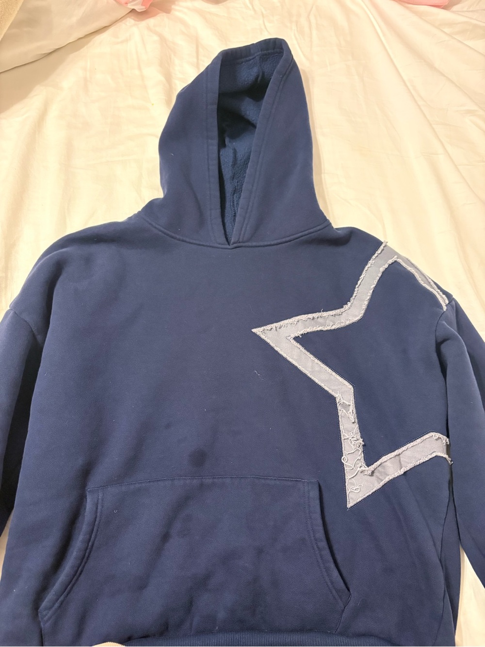 edikted Matching Hoodie Sweatpants Set in Blue Size Medium